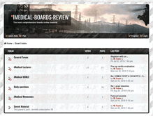 Tablet Screenshot of medical-boards.com